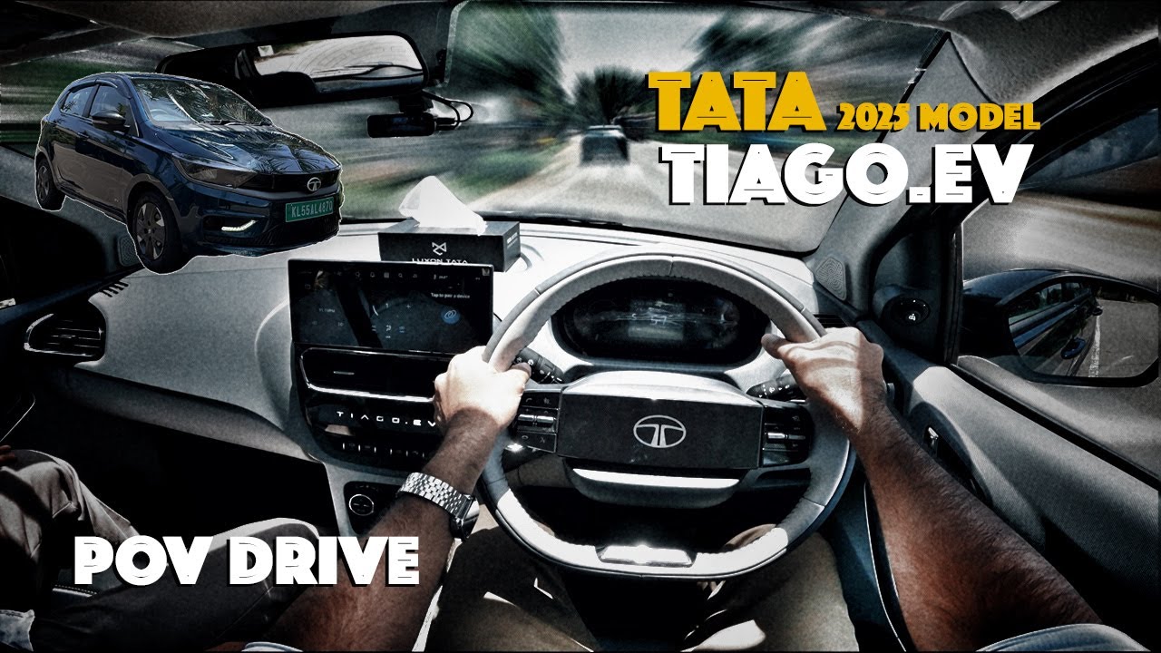 2025 TATA TIAGO EV | POV TEST DRIVE | 24 kWh BATTERY CAPACITY | 73.75 bhp | DRIVERS POV |