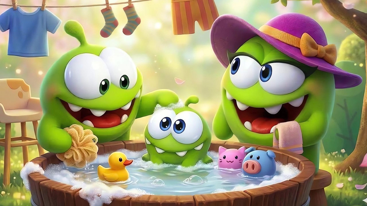 Om Nom Hikayeleri 👶 Om Nom Ailesi ile Tanışın! ✨ Çocuklar İçin Çizgi Film