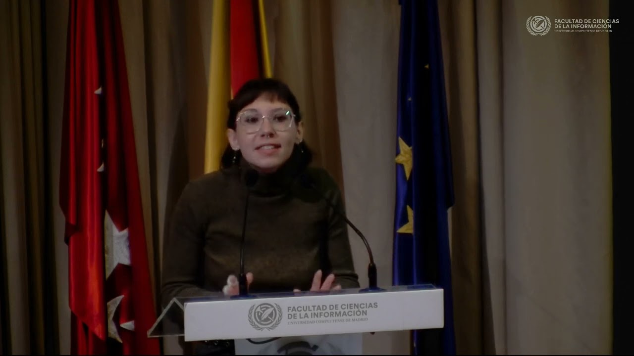 Discurso de Elisa Lozano al recoger su premio de grado Comunicación Audiovisual de la UCM