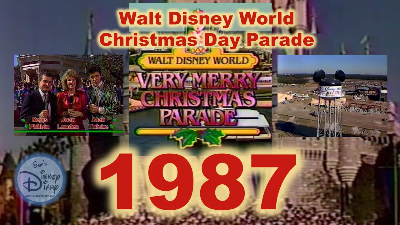 1987 Walt Disney World Christmas Day Parade | Joan Lunden | Alan Thicke | Regis Philbin