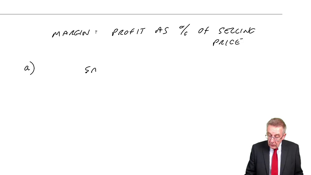 ACCA F3 Mark-up and Margins