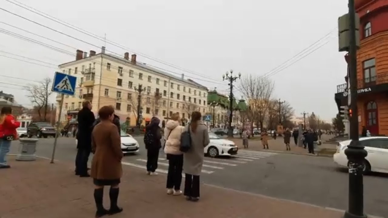 Прогулки по Хабаровску. Ул. Муравьёва-Амурского🌦 #хабаровск #хабаровск_сегодня