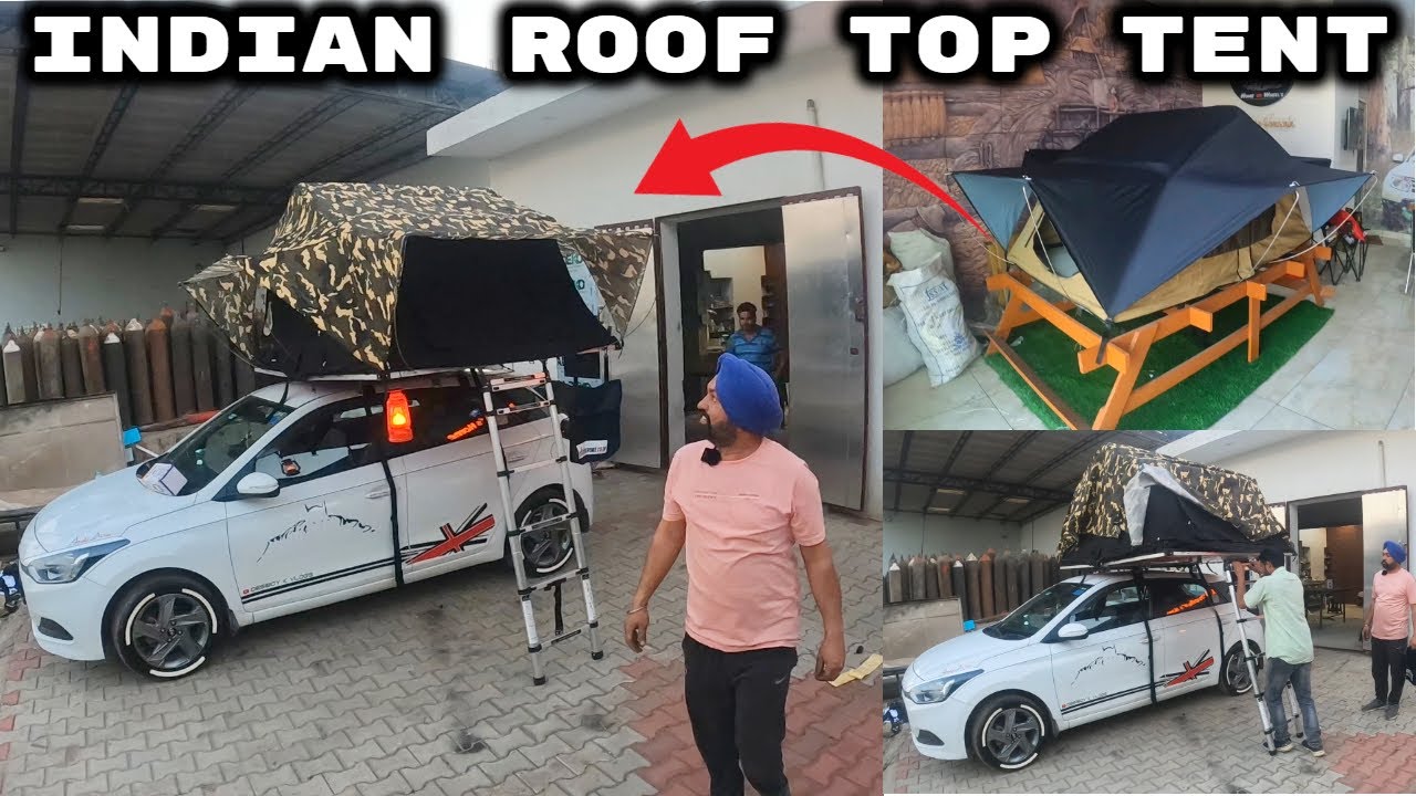 Best Budget indian ROOFTOP TENT | Where To Buy Rooftop Tent In INDIA | Rooftop Tent installation