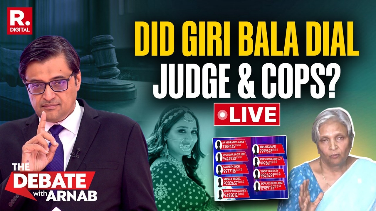 Debate With Arnab LIVE: Republic Exposes The Giri Bala Coverup | Twisha Death Case