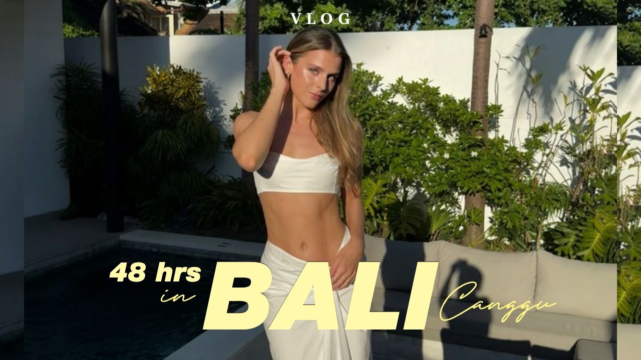 2 Days in Canggu, Bali 🇮🇩 | What To Do + Best Cafés, Spa, Padel & Rice Fields