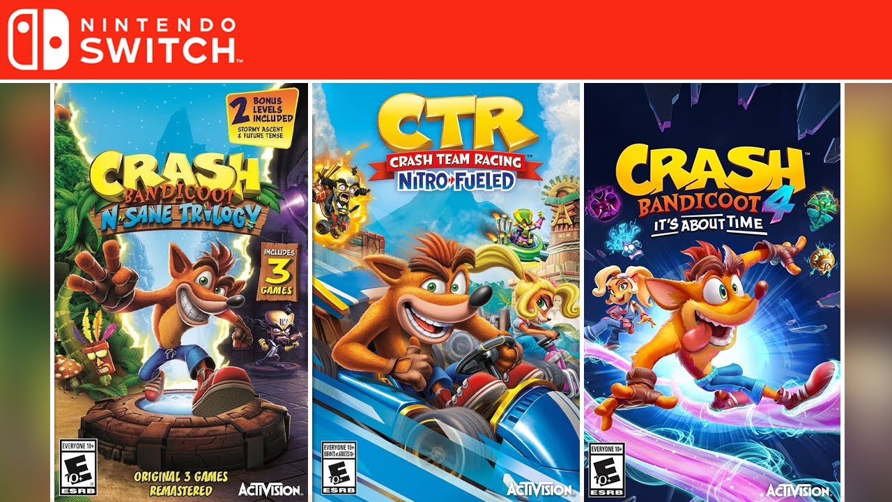 Crash Bandicoot Games for Nintendo Switch