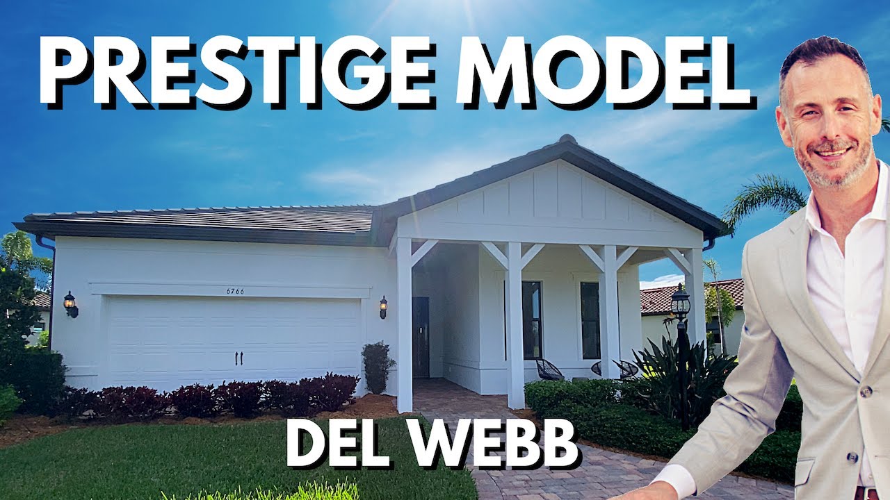 Экскурсия по роскошному образцовому дому Prestige в Del Webb в Лейквуд-Ранч, Флорида