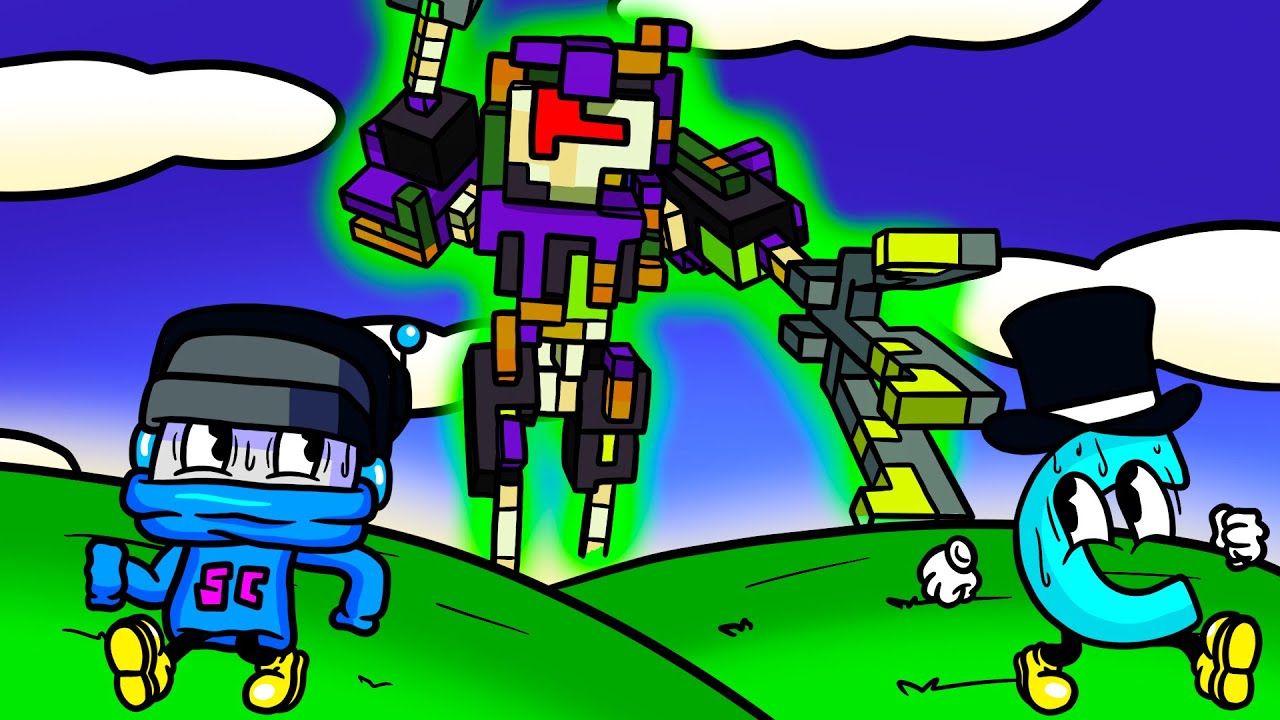We Fight Giant Zombie Robots in the Zombie Challenge in Clone Drone in the Danger Zone Multiplayer!