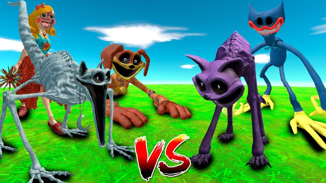 ENFRENTAMOS A TODOS LOS PERSONAJES DE POPPY PLAYTIME 3 EN EL SIMULADOR DE BATALLAS EPICAS | JehxTp