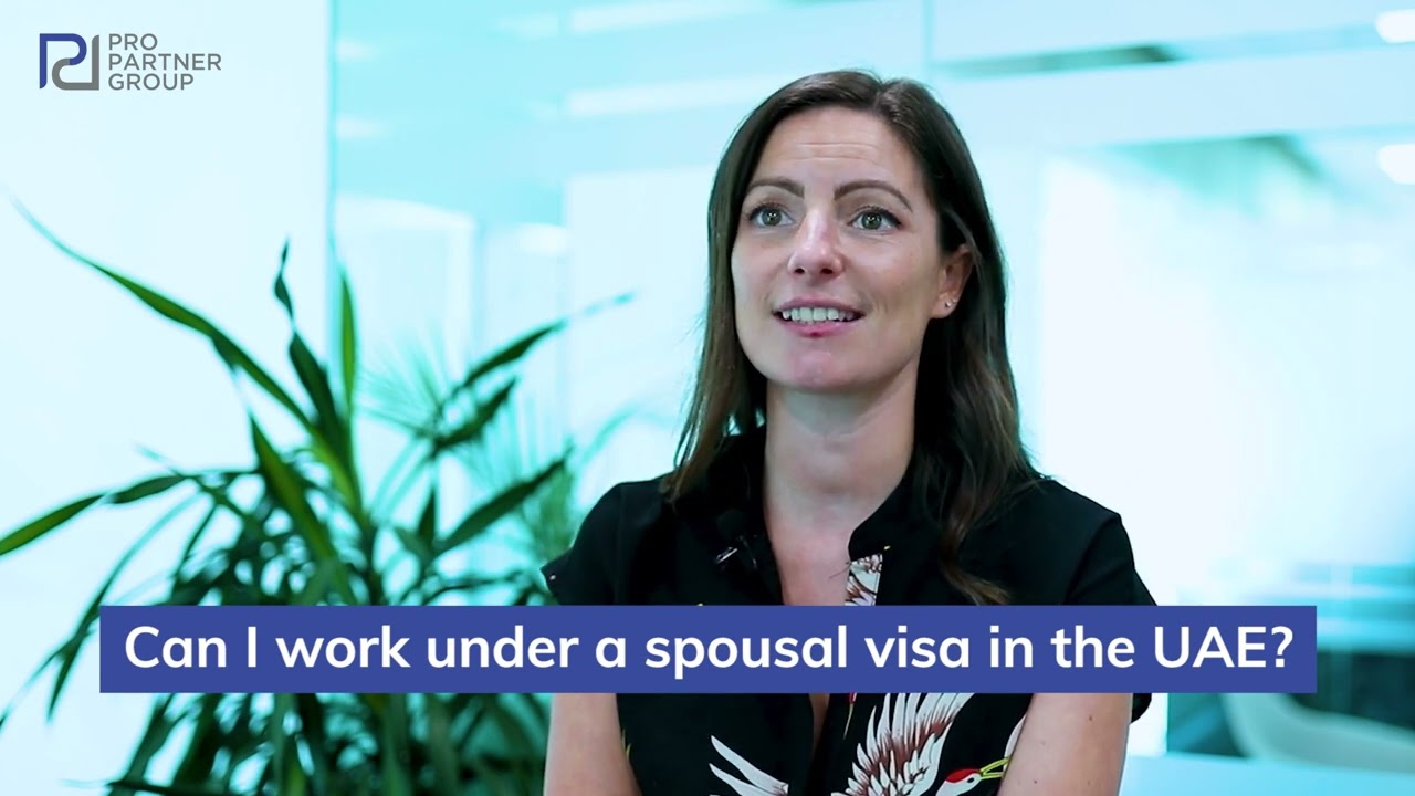 Can I work under a spousal visa in the UAE?