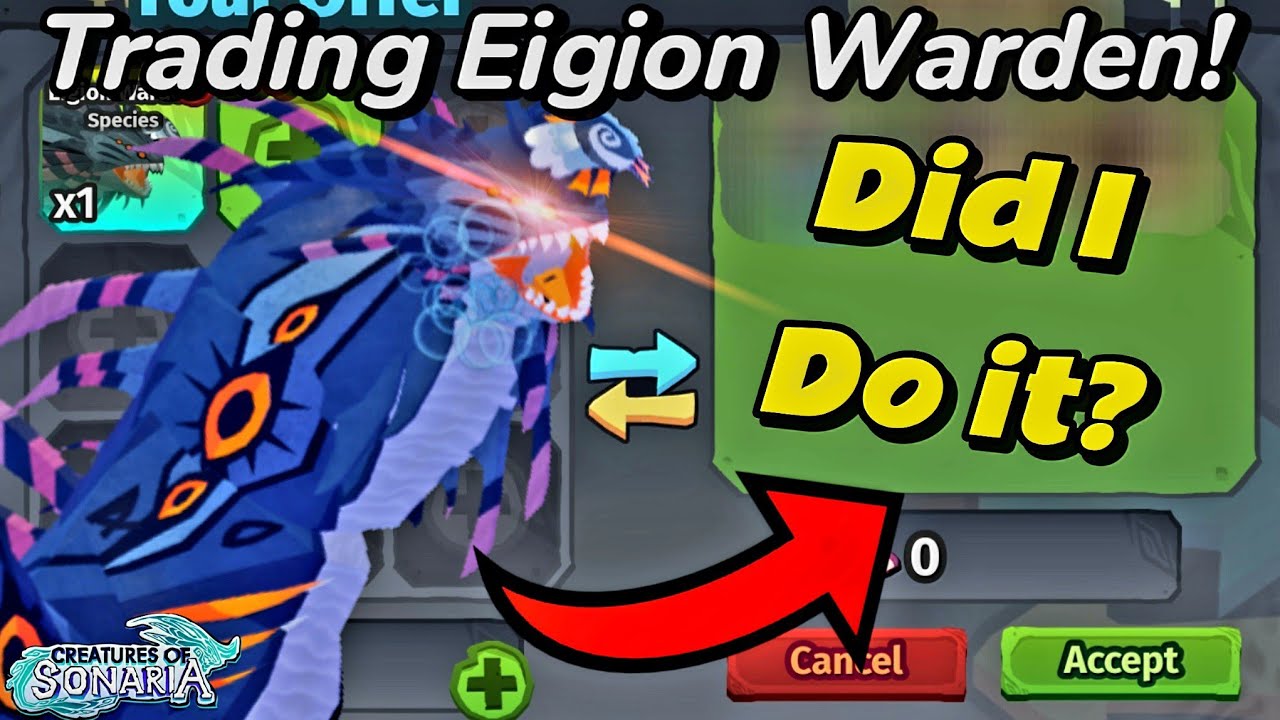 What Will People Offer For Eigion Warden?! 🦈 Creatures of Sonaria