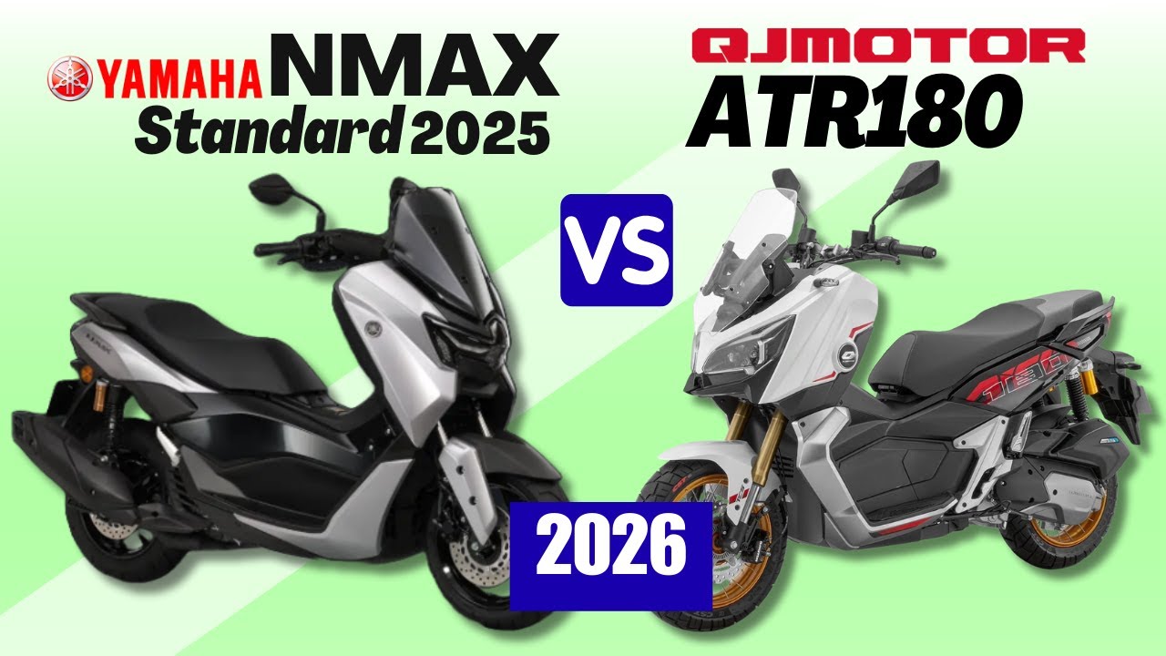 Yamaha NMAX Stndrd vs QJ Motor ATR 180 | Side by Side Comparison | Specs & Price | 2026