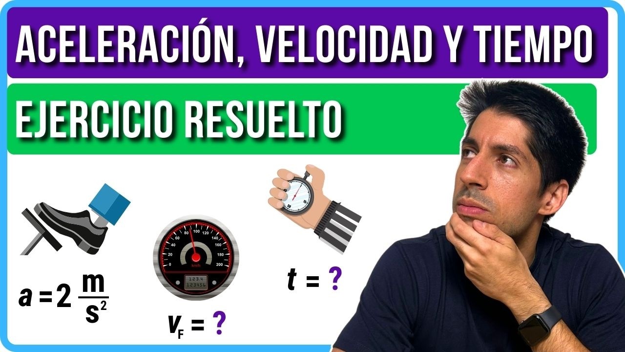 Calcular ACELERACIÓN, VELOCIDAD y TIEMPO con una única FÓRMULA 🧠 MRUA