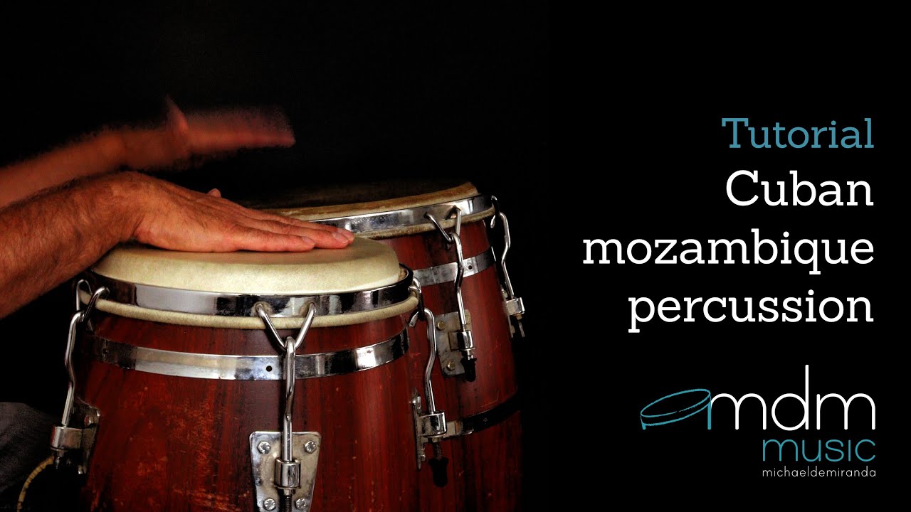 Cuban mozambique percussion Tutorial by Michael de Miranda