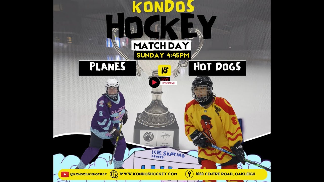Planes vs Hot Dogs  - Kondos Ice Hockey League