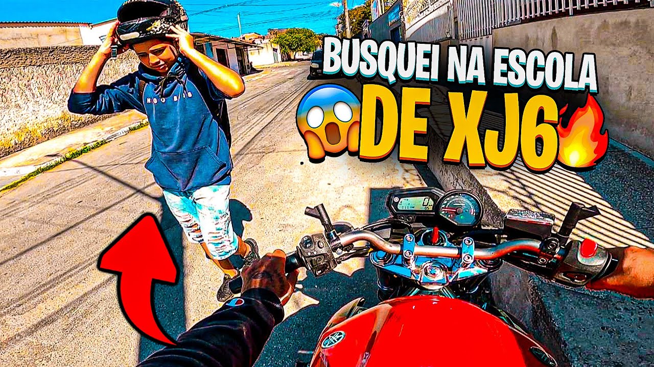BUSQUEI MEU IRM&Atilde;O NA ESCOLA DE XJ6 SO O CANO🔥