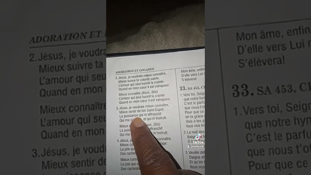 koman pou chante: Jesus je voudrais mieux connaitre (31 chant d'esperance francais)
