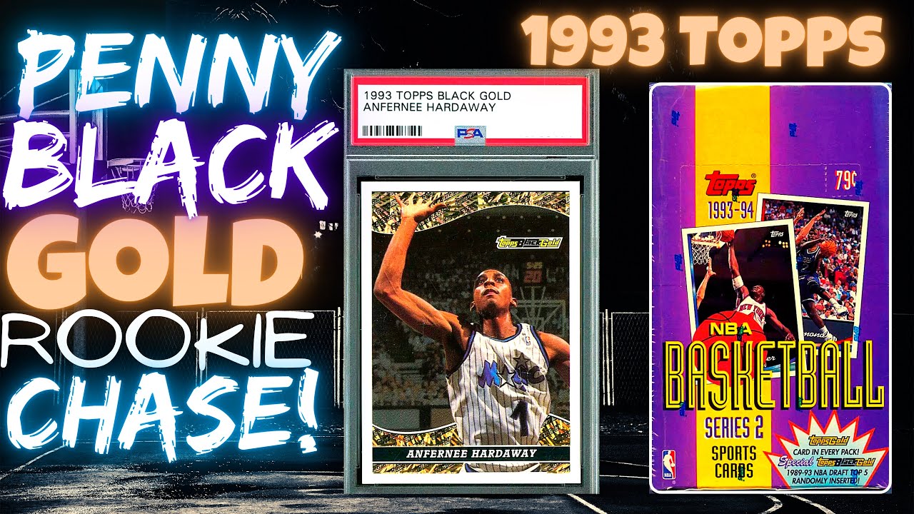 1993-94 Topps Basketball Box Break! *Series 2* Rare Black Gold Penny Rookie Chase! 🧱 Bricking Tips!