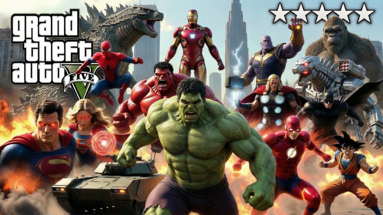 GTA5-Ultimate Superhero Live Stream-:part 15.