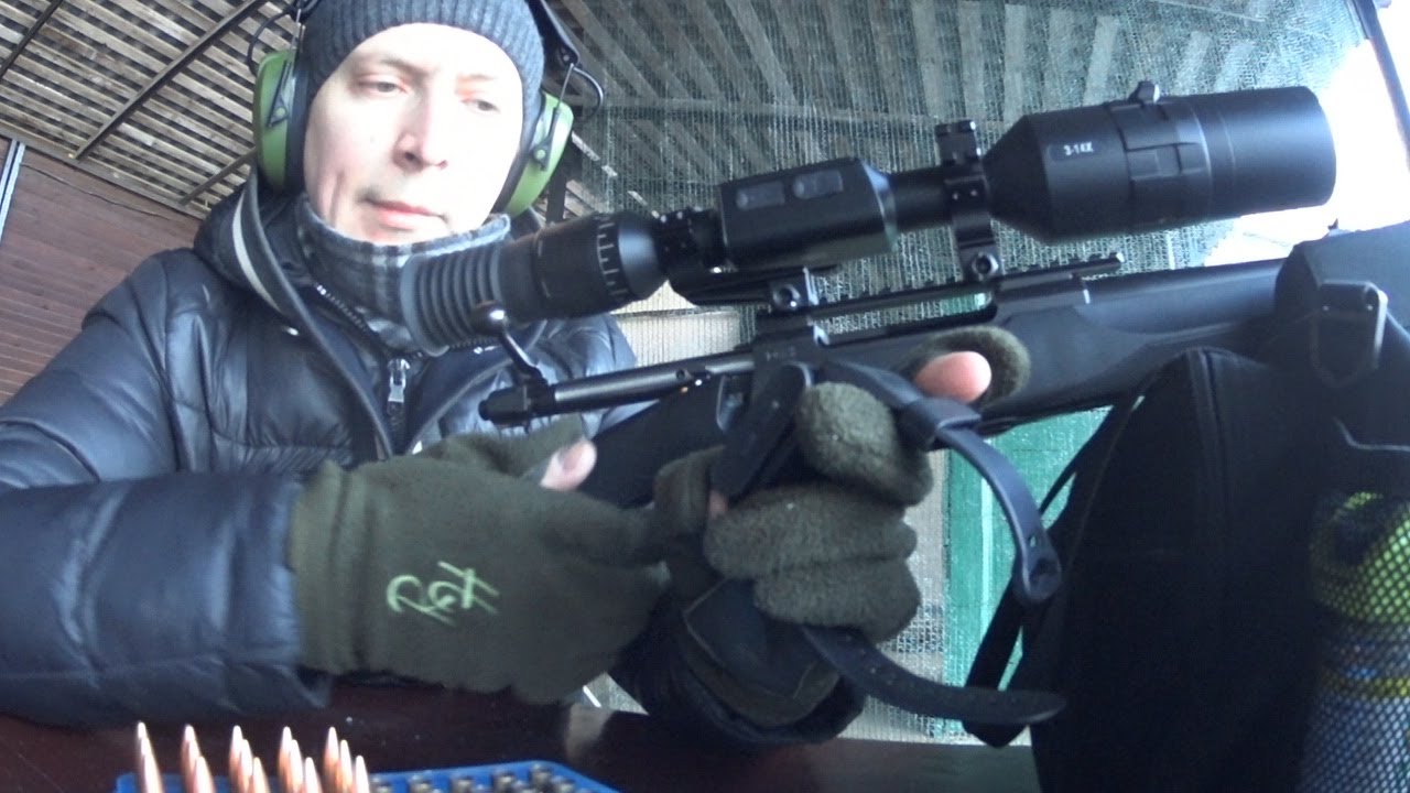 Прицел ATN на 300 метров!!! Кучность Sabatti Rover 870