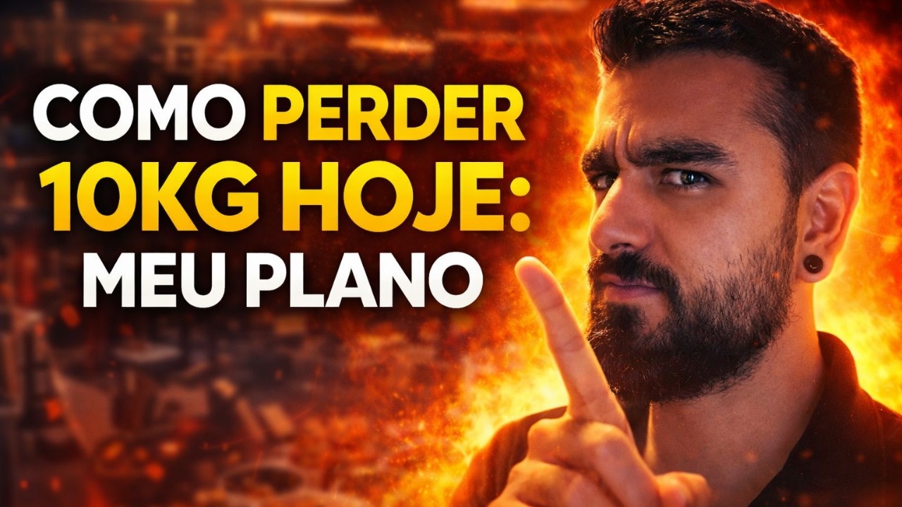 O que eu FARIA HOJE se precisasse PERDER 10kg?