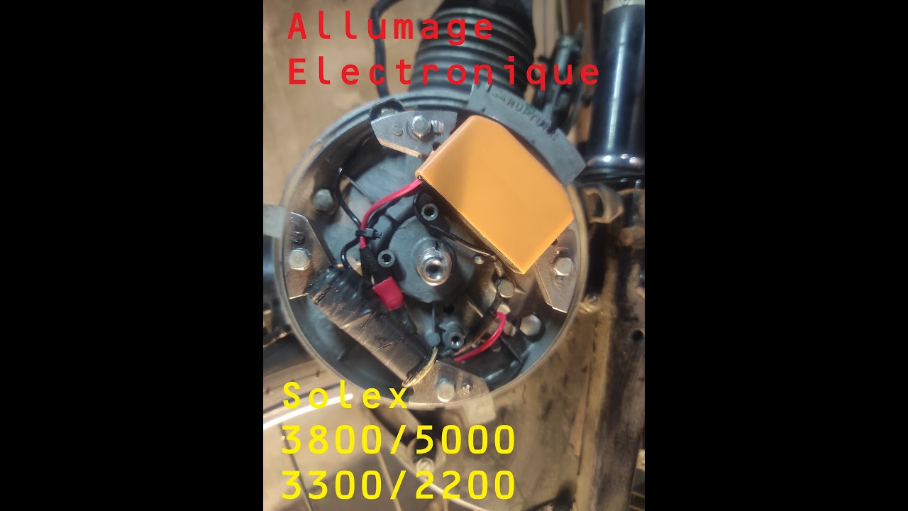 TUTO INSTALLATION ALLUMAGE ELECTRONIQUE Solex