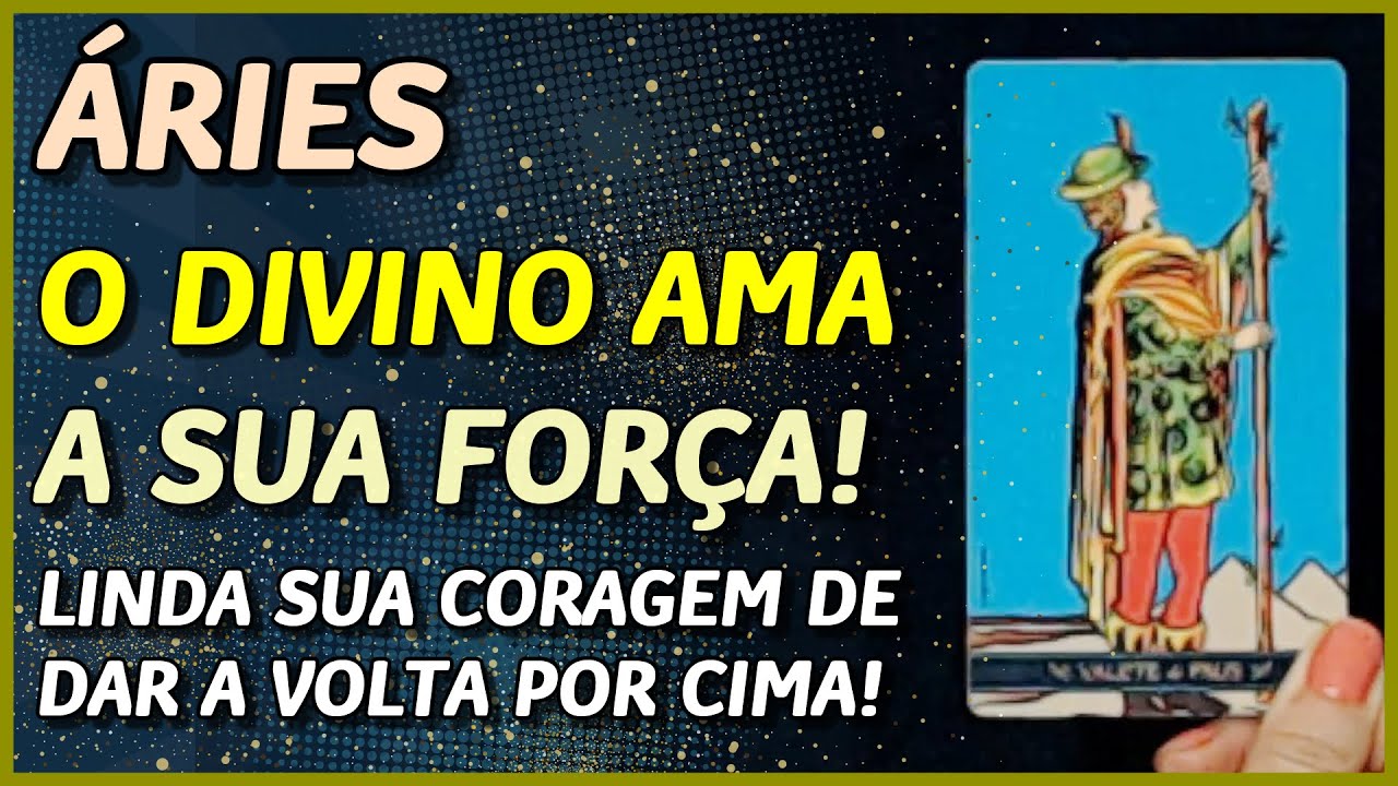 ÁRIES ♈ //  🌟 O DIVINO AMA A SUA FORÇA! 🌟🤩- LINDA A SUA CORAGEM DE DAR A VOLTA POR CIMA! 🙏💖⚖️