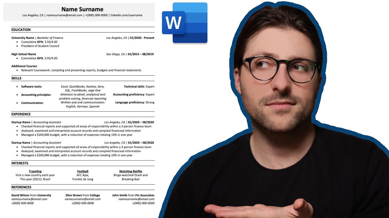 Как составить резюме для бухгалтера | Заявление о приеме на работу бухгалтером