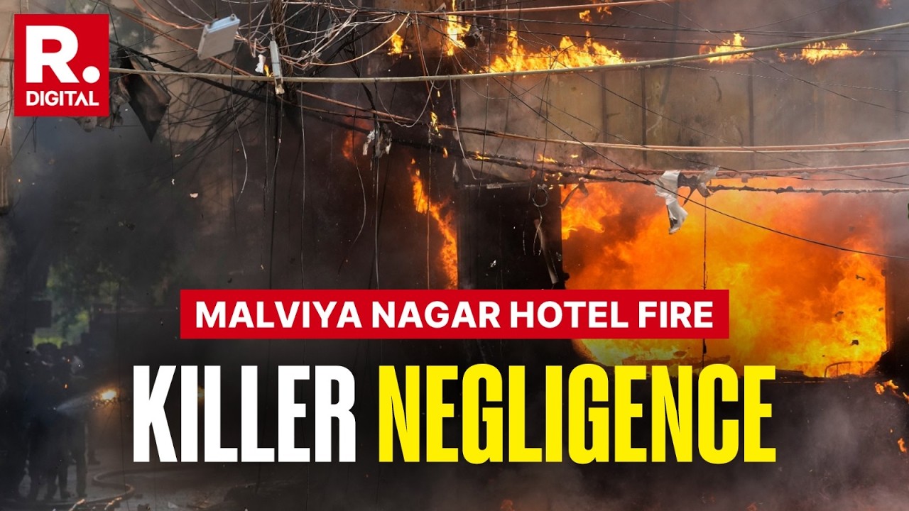 Delhi&rsquo;s Death Trap: Malviya Nagar Hotel Fire, One Exit, 21 Dead | Big Questions