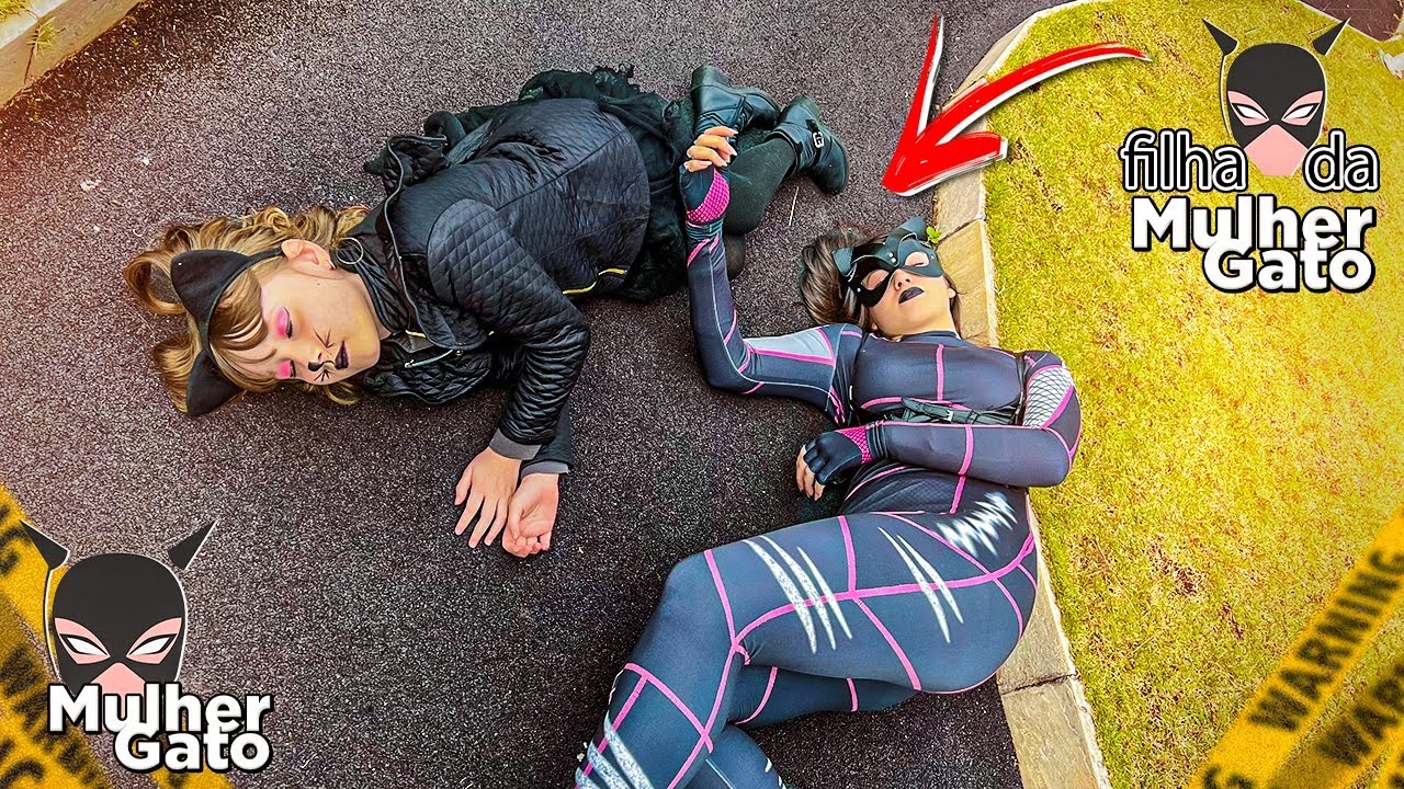 A MULHER GATO FICOU DOENTE E NÃO QUER MAIS SER MÃE DA FILHA DA MULHER GATO ADOTADA!  MINI VILÕES