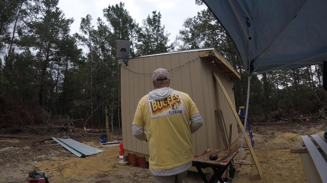 033 - Bath House Punch List and staking Jim's Cabin Spots