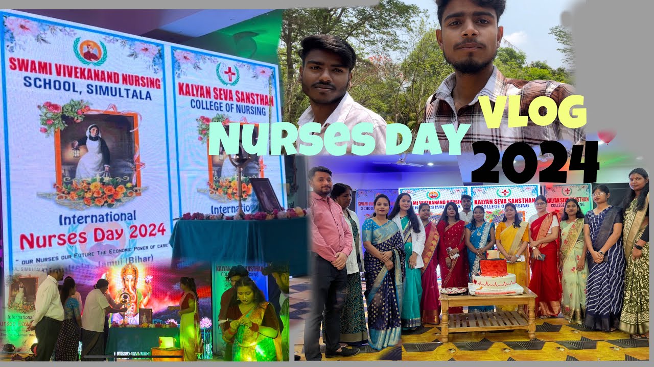 Nurses day vlog !!2024 # college #svns simultala #ujjwalvlog !!