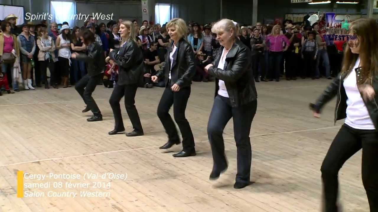 Salon Country Western de Cergy Pontoise (Val-d'Oise) démo Spirit's Country West sam 08 févr 2014
