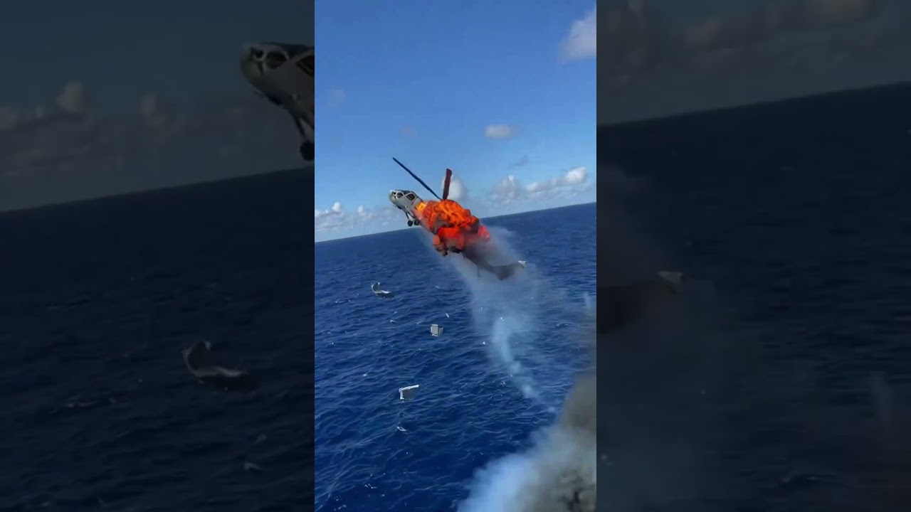 Nothing Survives This! Naval Missile Intercept 🚀💥 #shorts