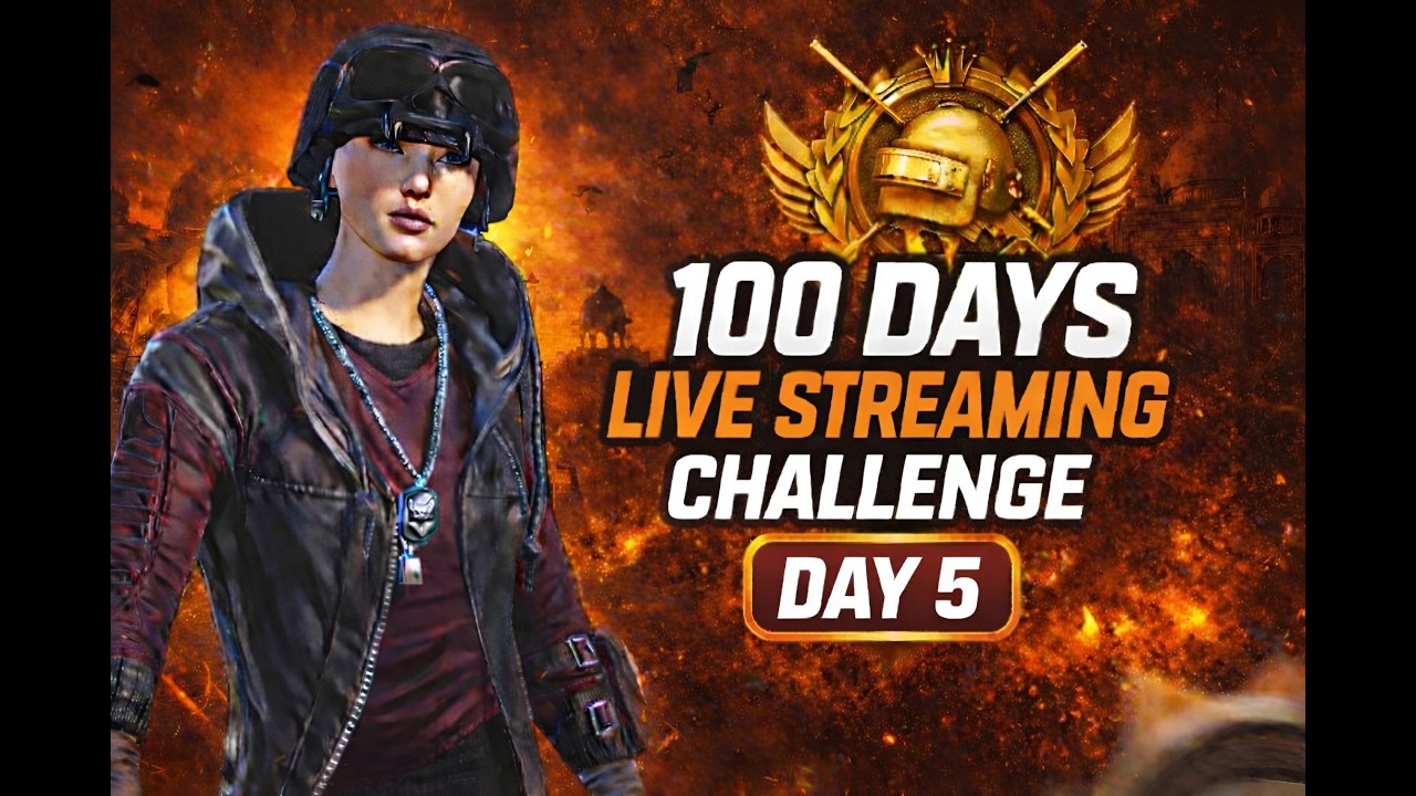100 Days Live Streaming Challenge | Day-5🔥 Road to 1K 😈