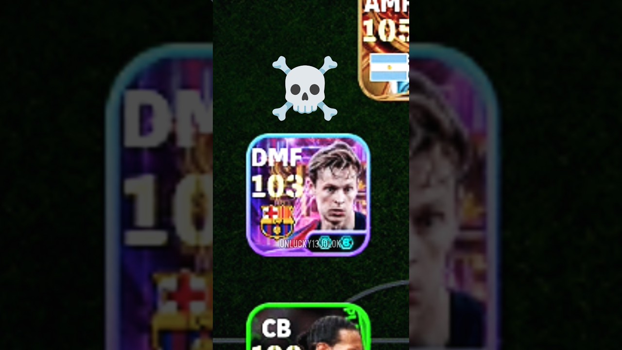 103 Rated De Jong 🔥🔥 #efootballmobile #efootball #efootball2025 #efootball2025mobile #shortvideo