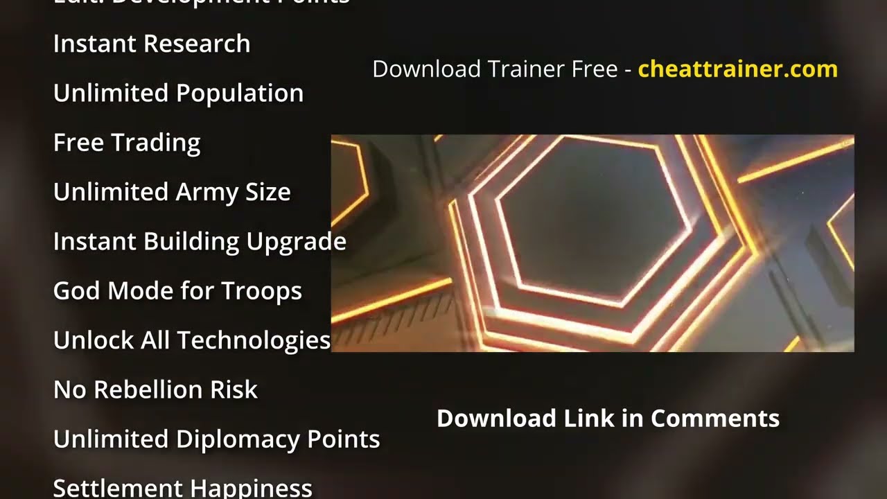 Manor Lords Trainer Cheats +24 - Unlimited Food, Instant Research, Free Trading, God Mode