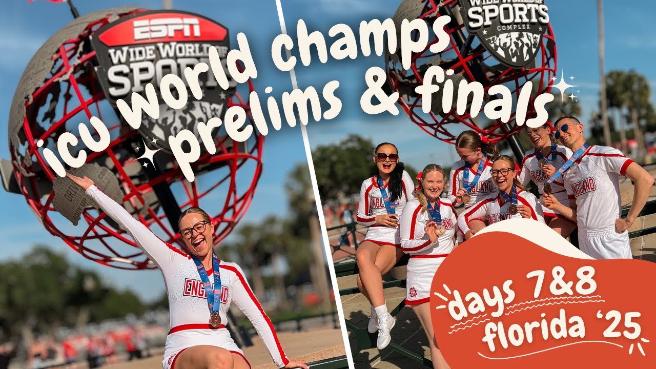 Prelims & Finals Vlog | Days 7 & 8 | ICU Worlds 2025 Florida | Team England Cheer 🇬🇧🌹