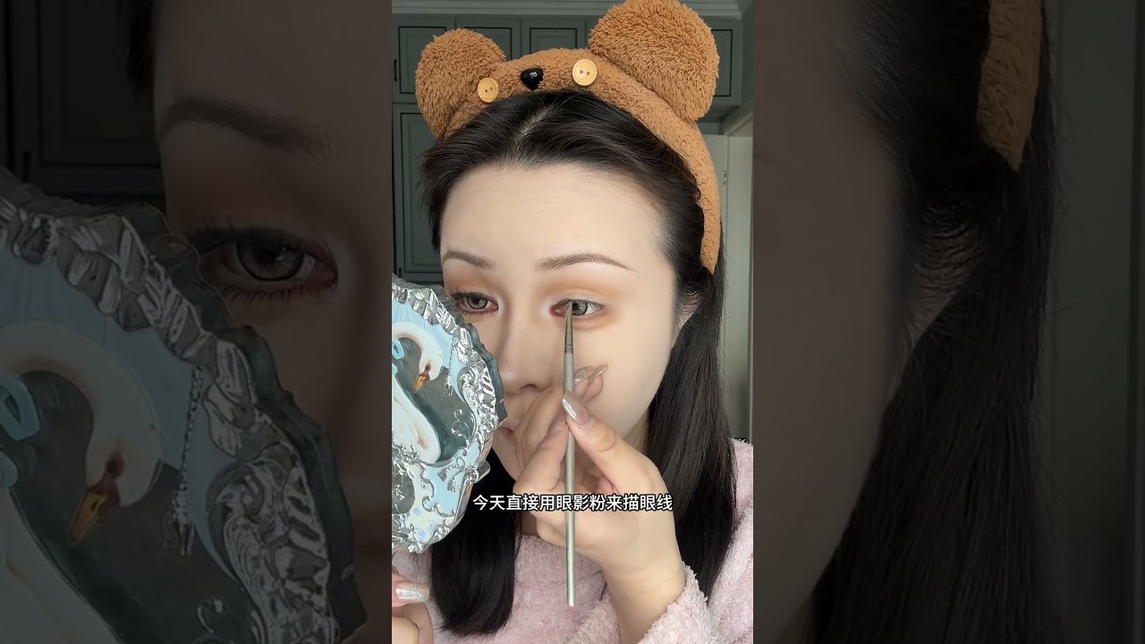 3-minute makeup tutorial. Practice with the original camera. Super simple mixed-race l