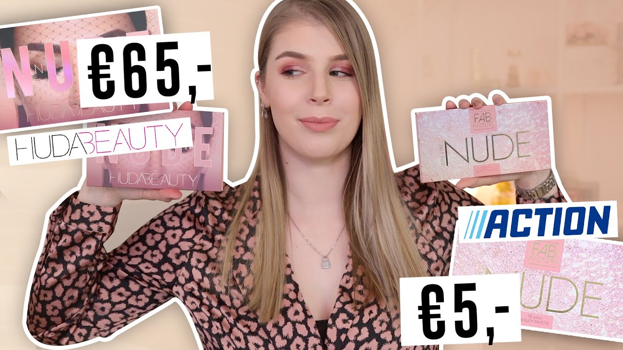 €5,- HUDA BEAUTY DUPE VAN ACTION TESTEN 💕 | Make Me Blush
