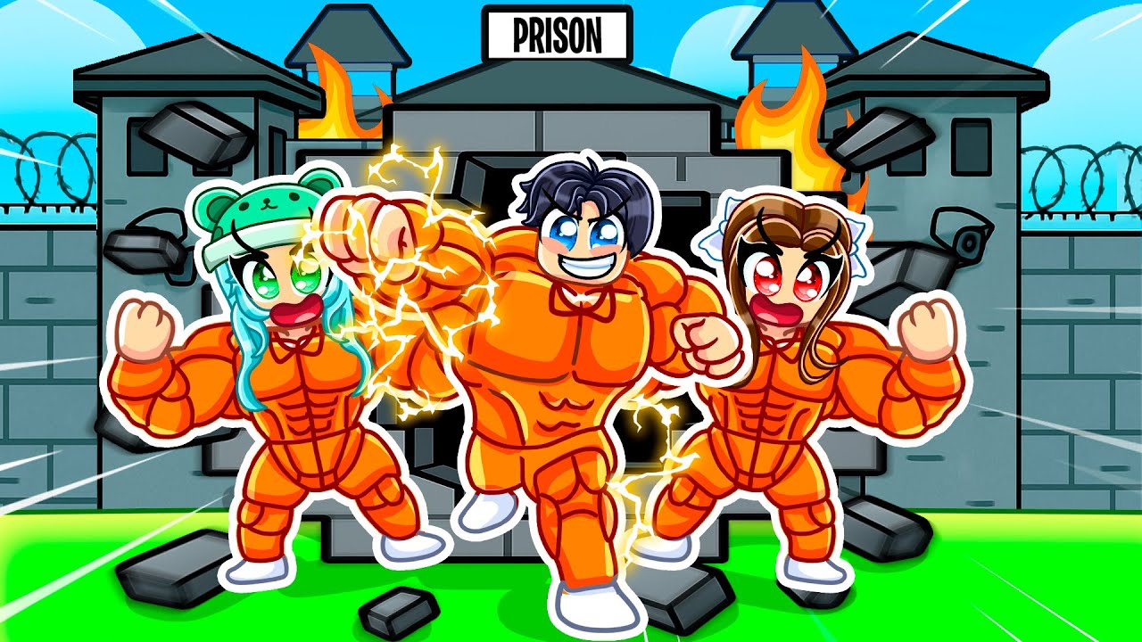 I Spent $754,456 For The BIGGEST MUSCLES To ESCAPE PRISON HUSTLE! (Roblox)