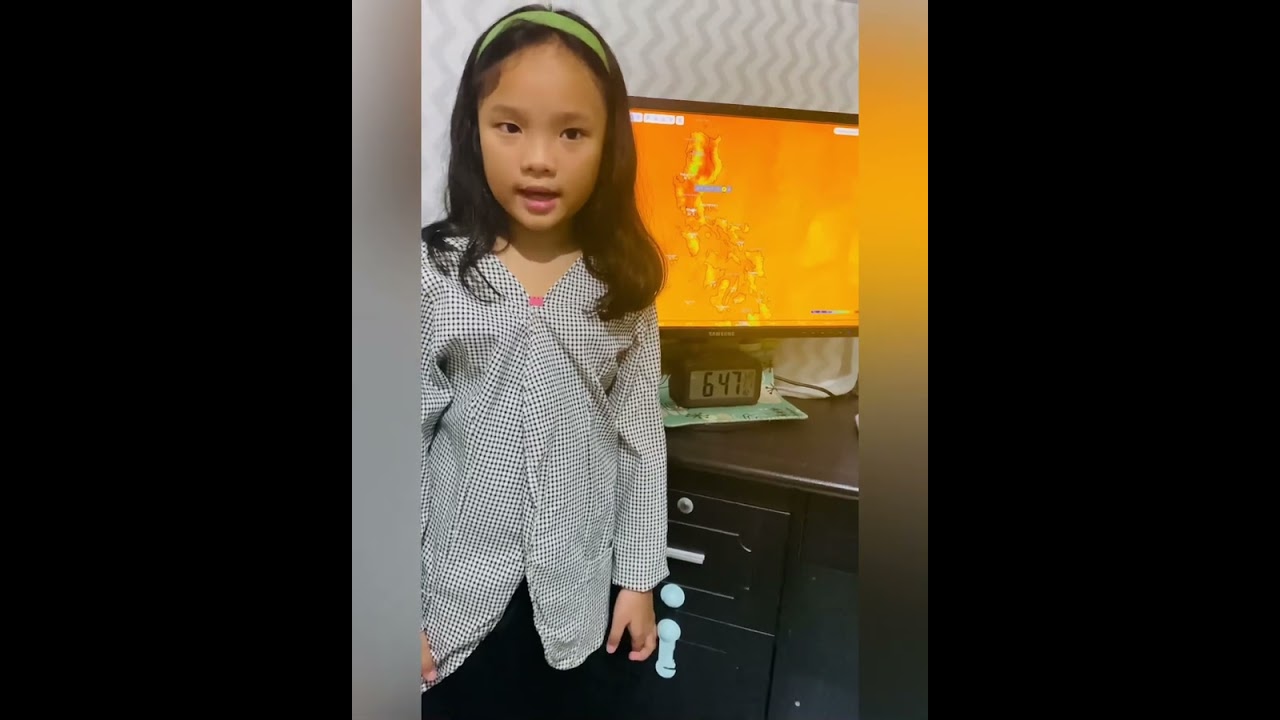 So proud of my lil grade 2 weather reporter  & all her achievements.