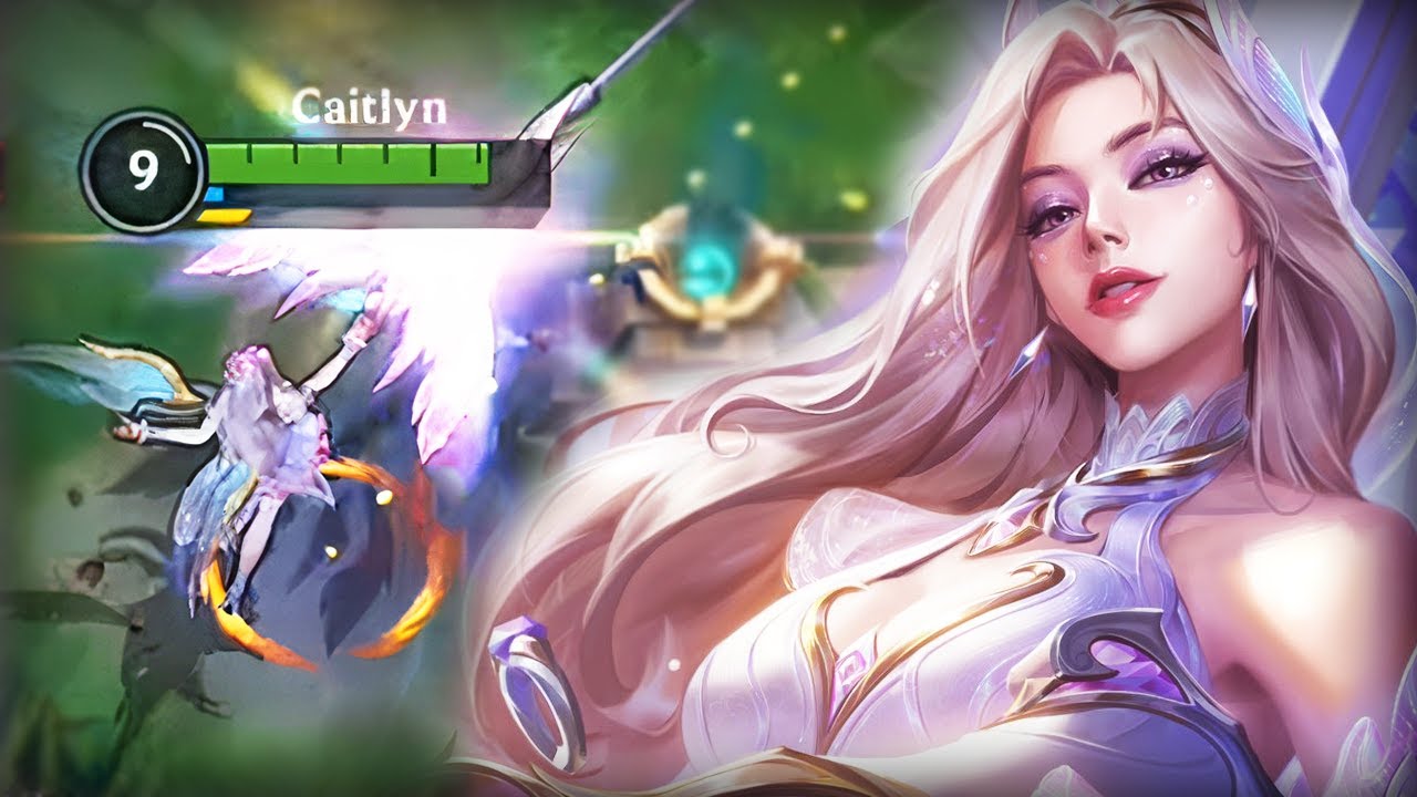 Crystal Rose Caitlyn: игровой процесс — сборка и руны — Wild Rift