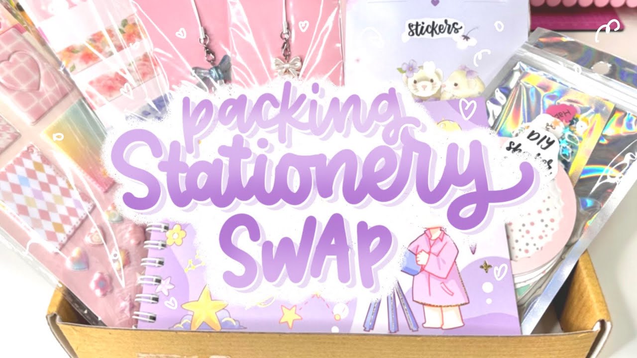 ◦ Stationery Packing: Box of Happiness - Stationery Swap with Pinky Bunny ◦