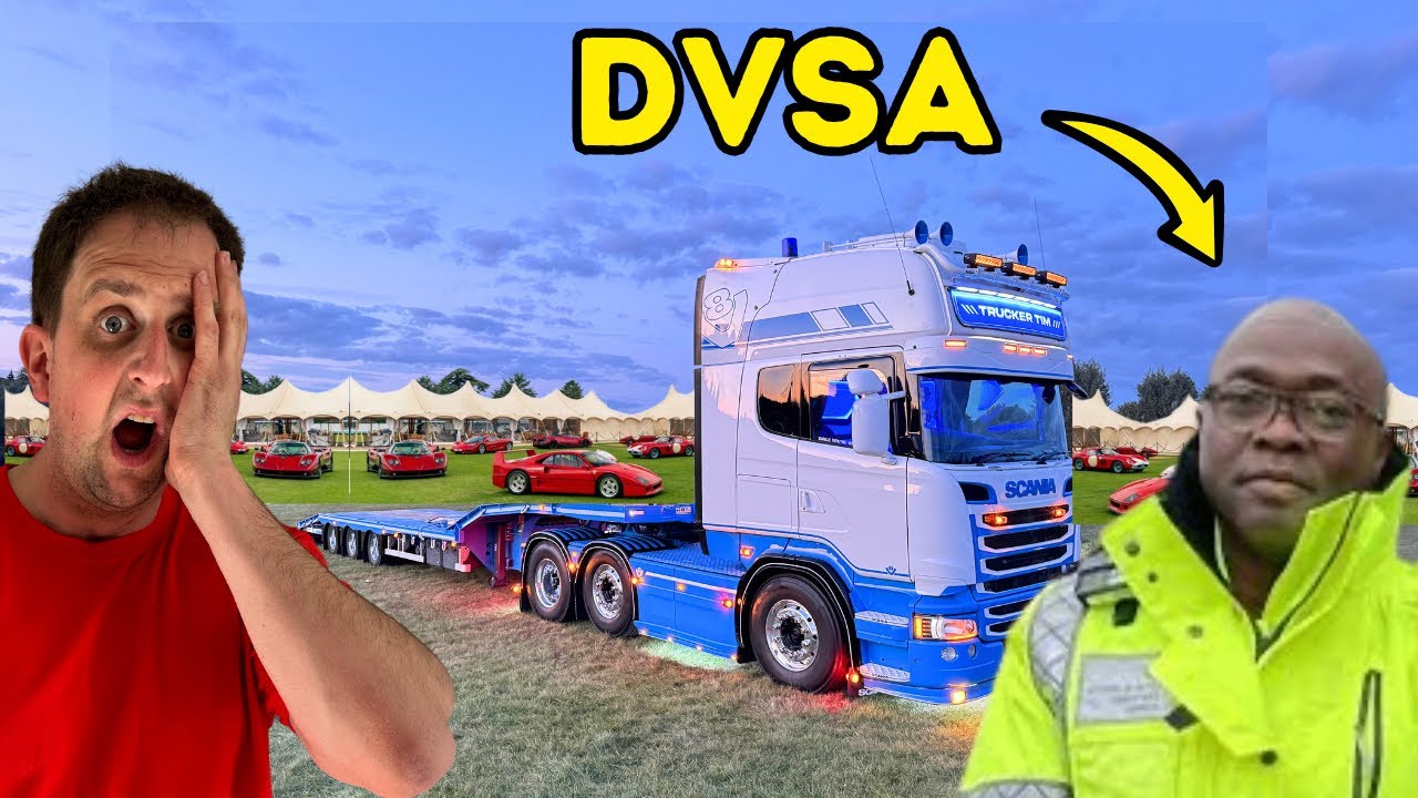 I TOOK MY SCANIA V8 TO A SUPERCAR SHOW | #truckertim