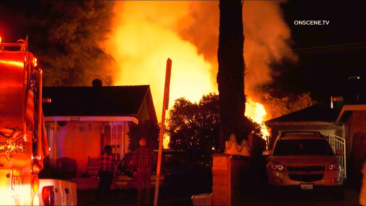 Horses Forced To Evacuate After Garage Catches Fire | Whittier
