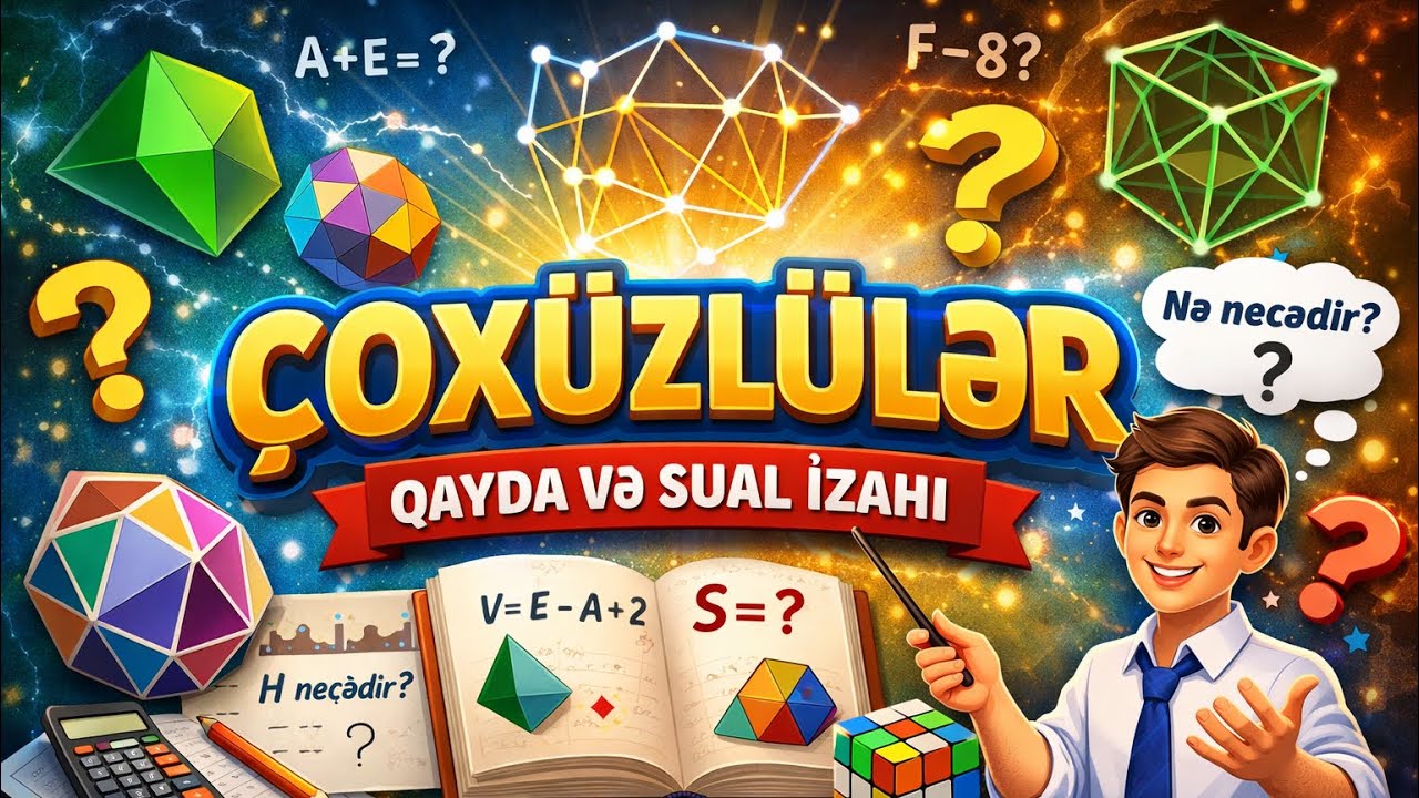 ÇOXÜZLÜLƏR (qayda və sual izahı)