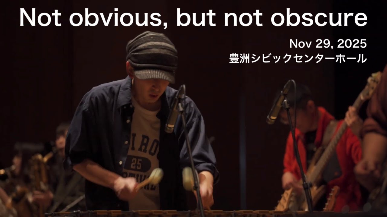 Not obvious, but not obscure/TYC [Live Clip from 埋立て豊洲"]