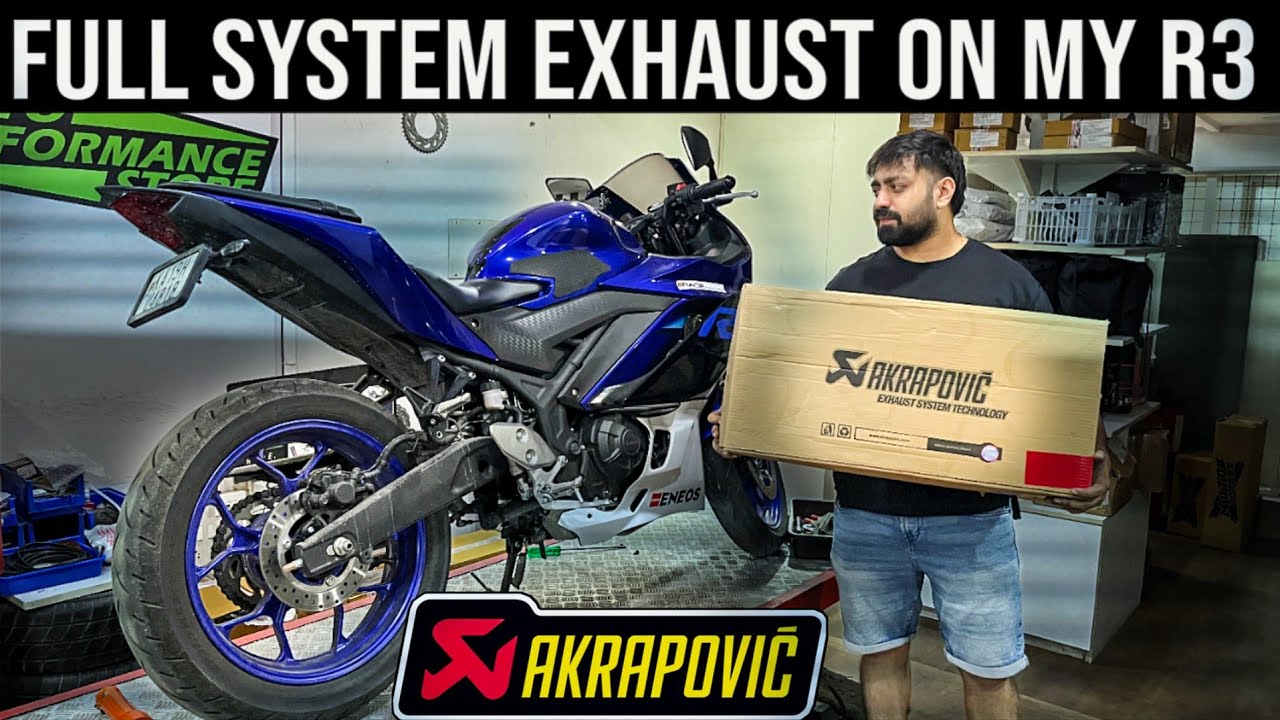 Akrapovic на Yamaha R3 | Звук до и после | Невероятный апгрейд звука | Установка, монтаж и езда