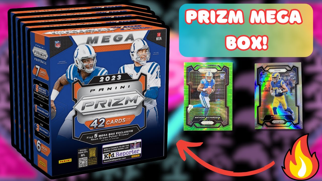 КУЧА ХИТОВ! Обзор Prizm Football Mega Box 2023! 5 коробок!
